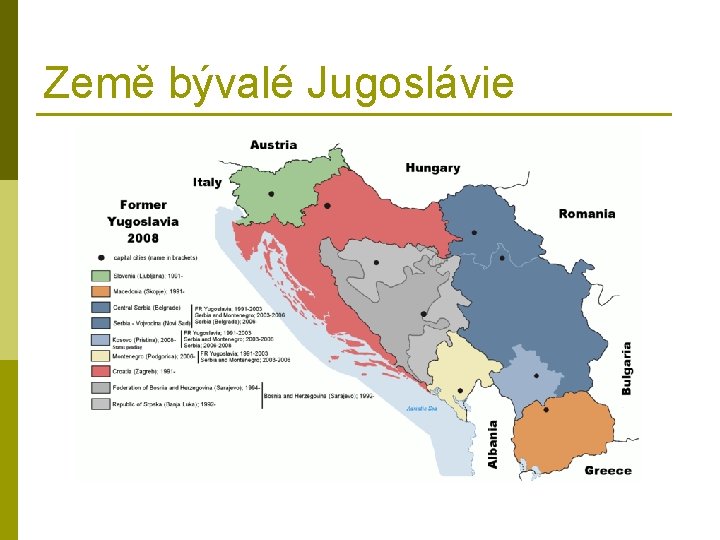 Země bývalé Jugoslávie 