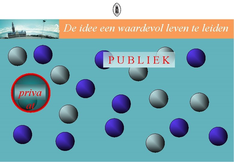 2. De idee een waardevol leven te leiden PUBLIEK priva at 