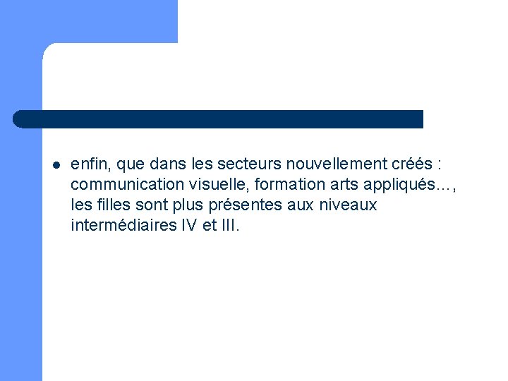 l enfin, que dans les secteurs nouvellement créés : communication visuelle, formation arts appliqués…,