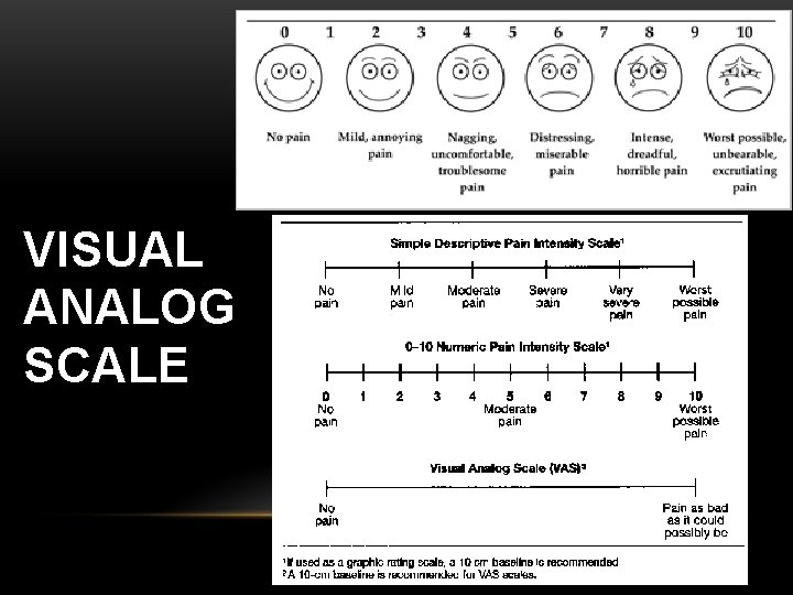 VISUAL ANALOG SCALE 