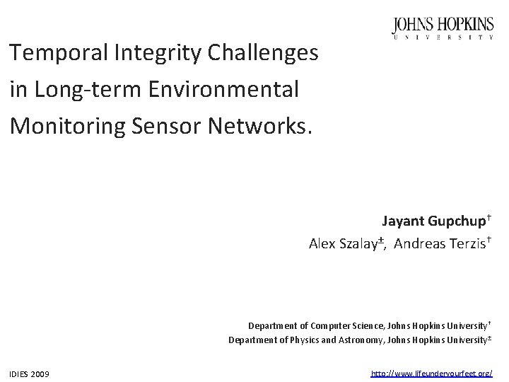 Temporal Integrity Challenges in Longterm Environmental Monitoring Sensor