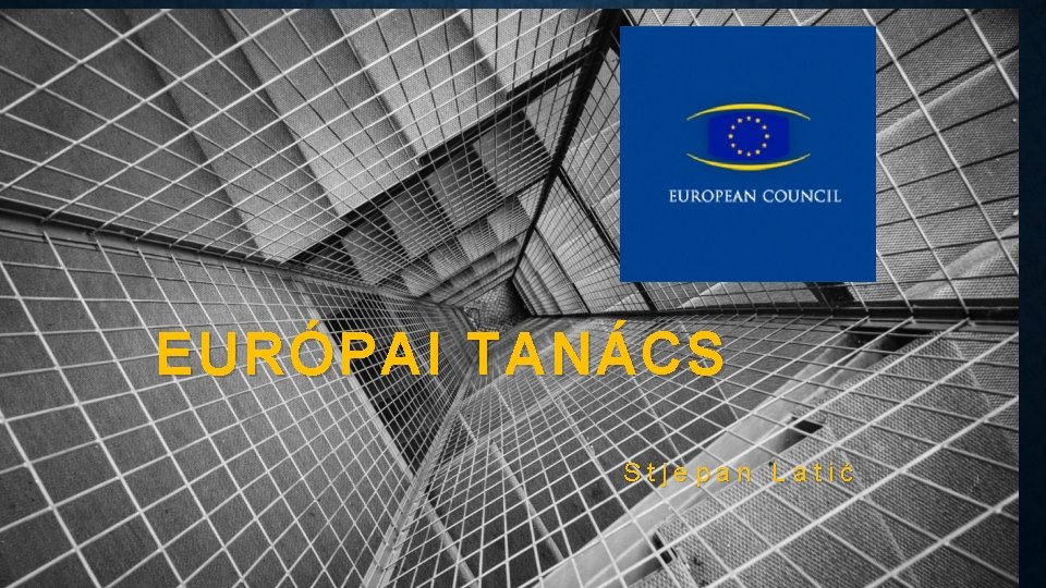 EURÓPAI TANÁCS Stjepan Latić FABRIKAM 