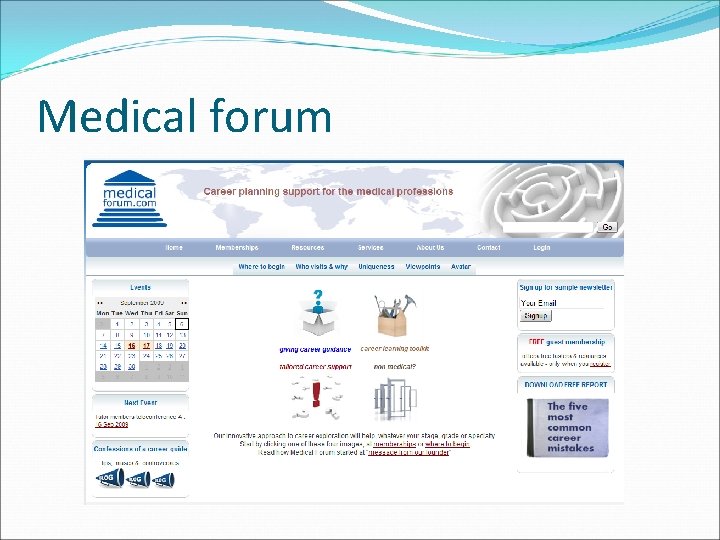 Medical forum 