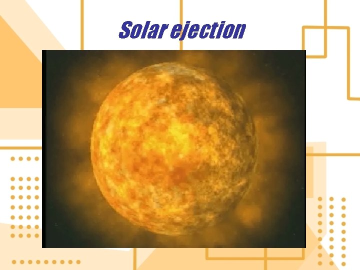 Solar ejection 