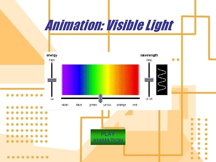Animation: Visible Light PLAY ANIMATION 