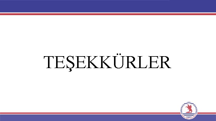 TEŞEKKÜRLER 