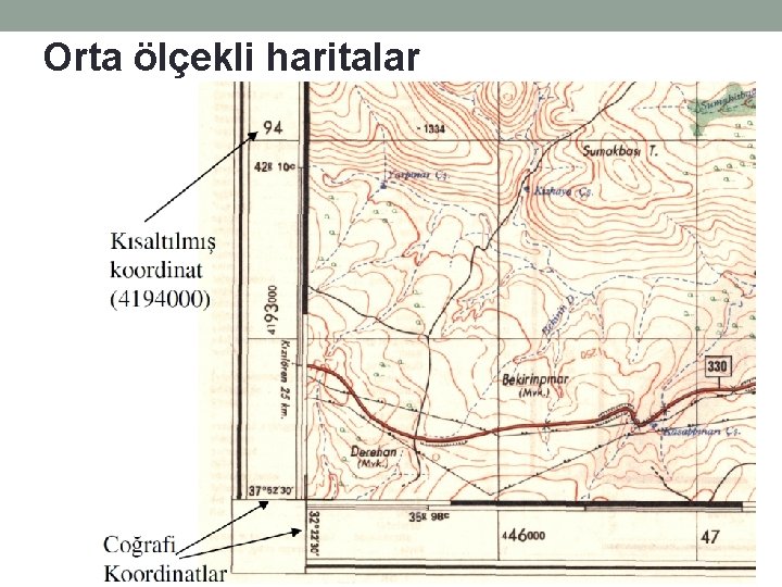 Orta ölçekli haritalar 