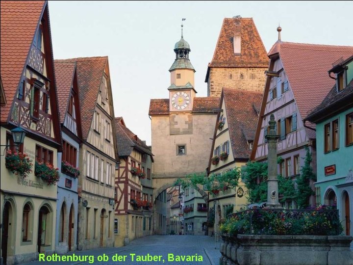 Rothenburg ob der Tauber, Bavaria 