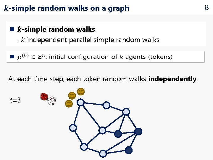 k-simple random walks on a graph n k-simple random walks : k-independent parallel simple