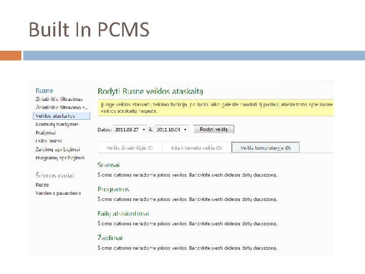 Pcms Login PMCS Start Control Panel Parental Control Windows Live