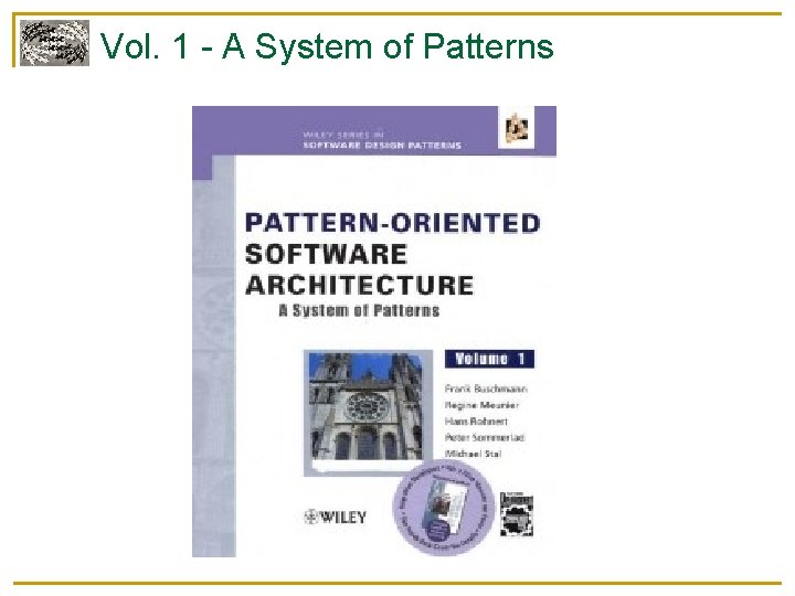 Vol. 1 - A System of Patterns 