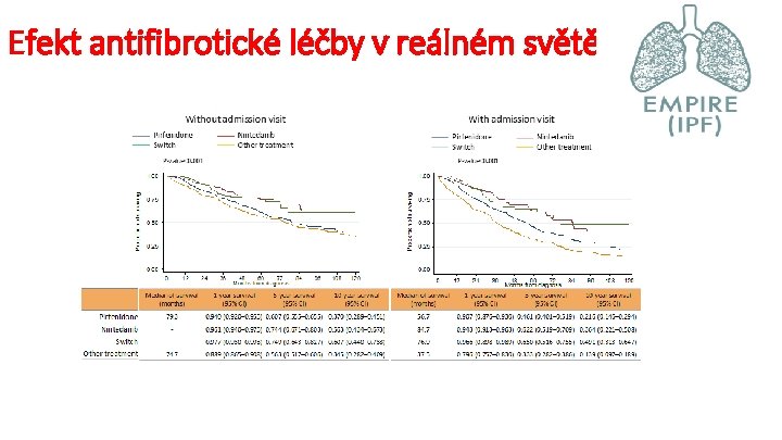 Efekt antifibrotické léčby v reálném světě 