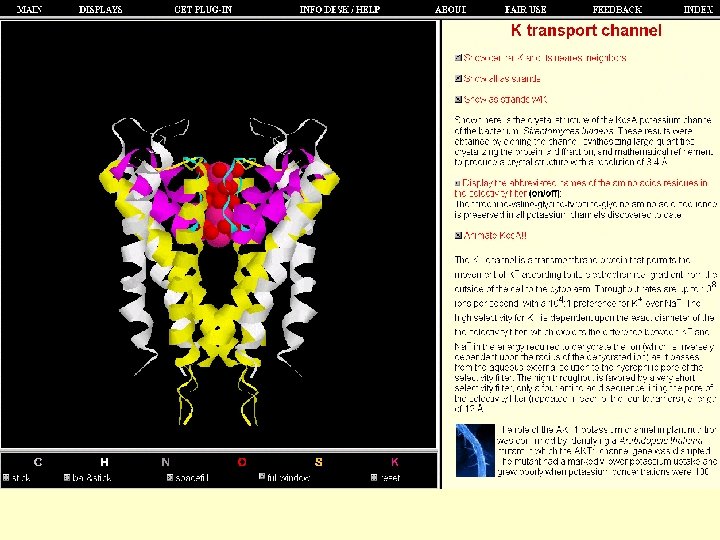 Ball and Stick Molecular Structure 