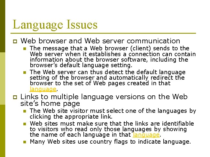 Trust and Culture on the Web p p