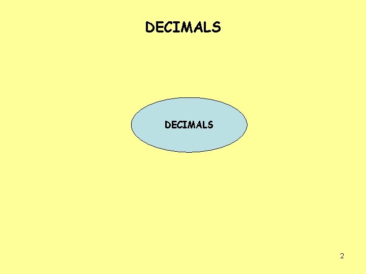 DECIMALS 2 