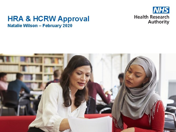 HRA & HCRW Approval Natalie Wilson – February 2020 