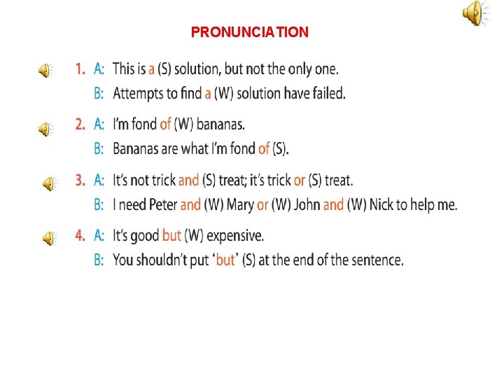 PRONUNCIATION 