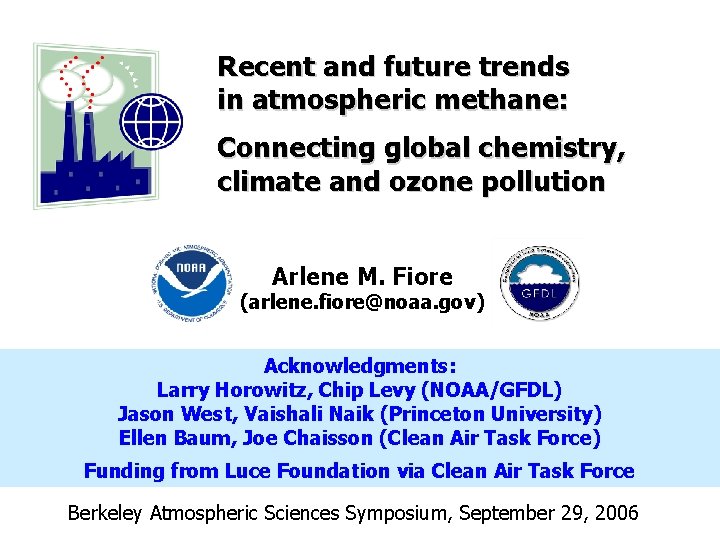 Recent and future trends in atmospheric methane: Connecting global chemistry, climate and ozone pollution