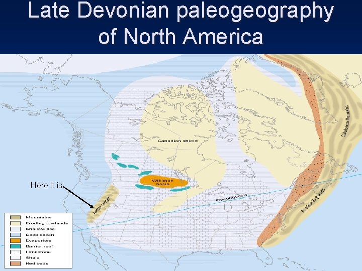 Late Devonian paleogeography of North America Here it is 