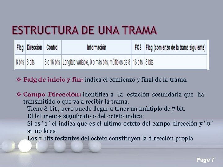  Falg de inicio y fin: indica el comienzo y final de la trama.