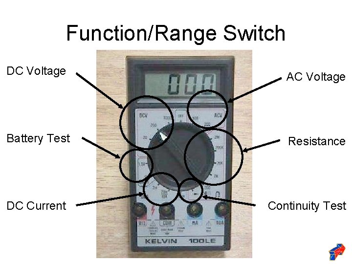 Forging new generations of engineers Digital Multimeter What