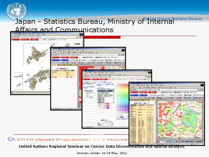 Japan - Statistics Bureau, Ministry of Internal Affairs and Communications Area Selection Cadastral Map