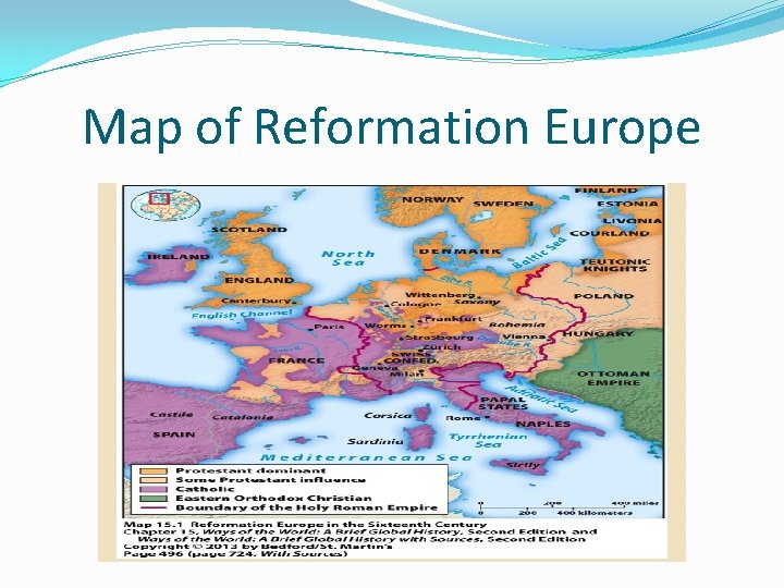 Map of Reformation Europe 