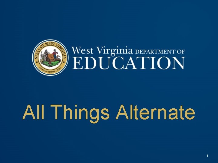 All Things Alternate 1 