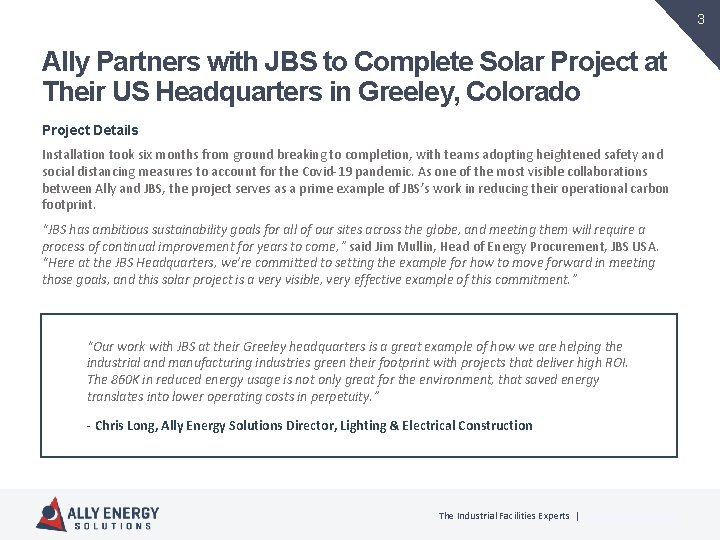 Jbs Rendering Featured Project Solar Installation JBS US Headquarters Presented