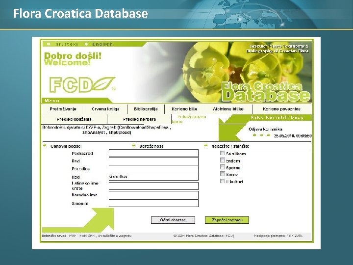 Flora Croatica Database 