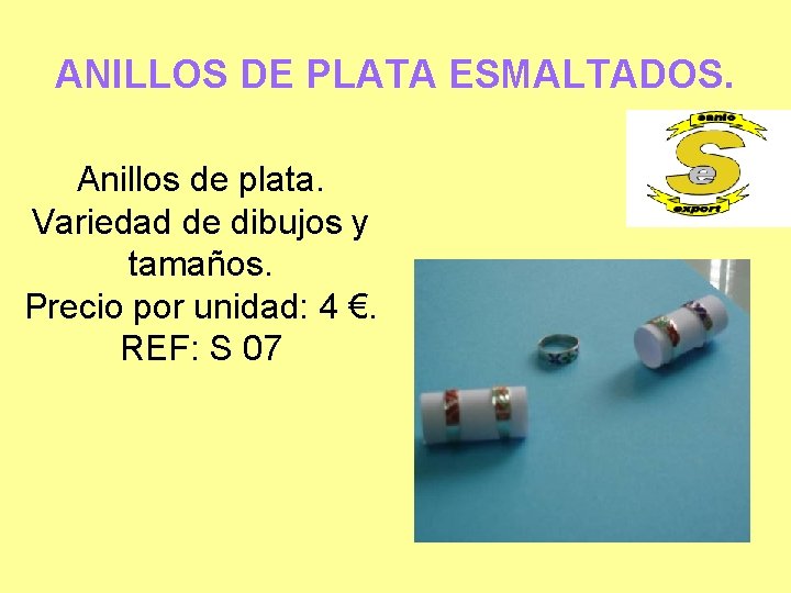 ANILLOS DE PLATA ESMALTADOS. Anillos de plata. Variedad de dibujos y tamaños. Precio por