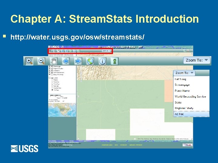 Chapter A: Stream. Stats Introduction § http: //water. usgs. gov/osw/streamstats/ 