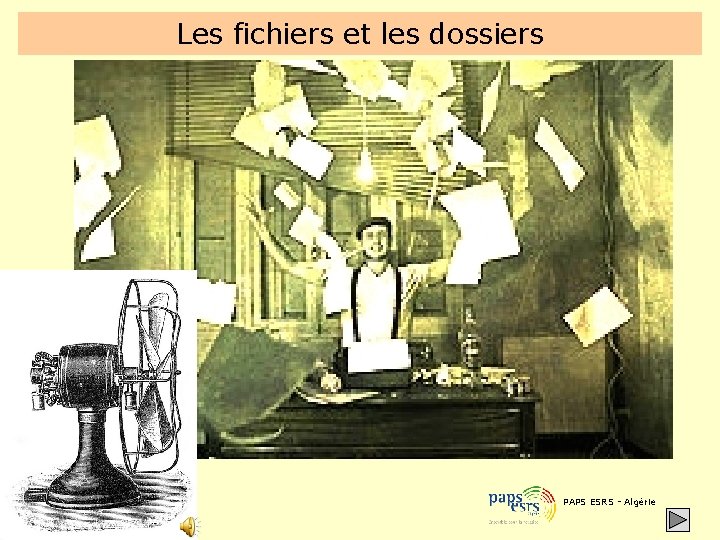 Les fichiers et les dossiers PAPS ESRS - Algérie 