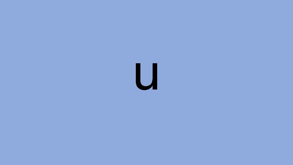 u 