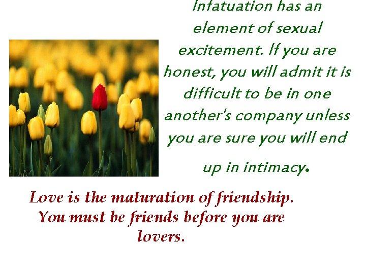 Love has always been the centre of our