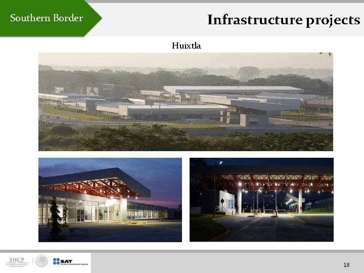 Infrastructure projects Southern Border Huixtla 18 
