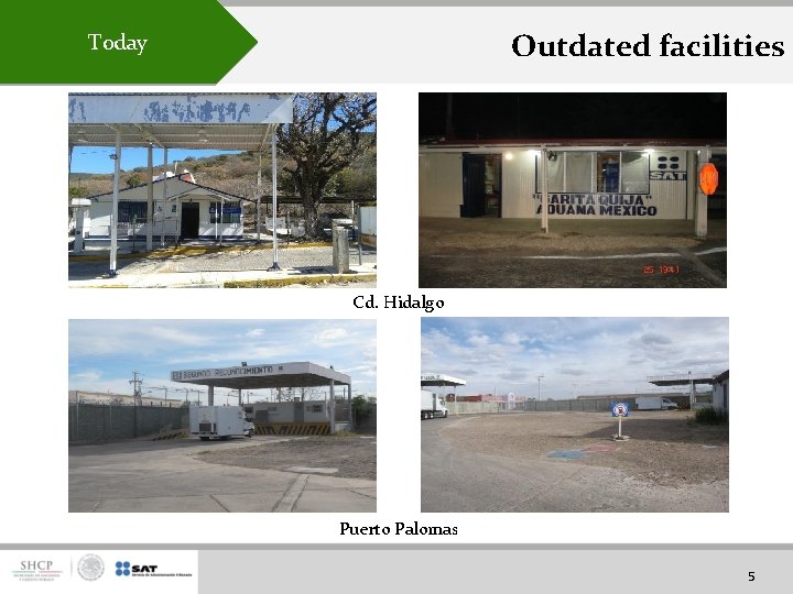 Outdated facilities Today Cd. Hidalgo Puerto Palomas 5 