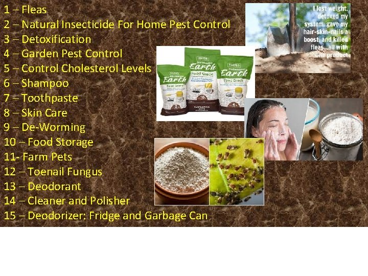 1 – Fleas 2 – Natural Insecticide For Home Pest Control 3 – Detoxification 1 – Fleas 2 – Natural Insecticide For Home Pest Control 3 – Detoxification