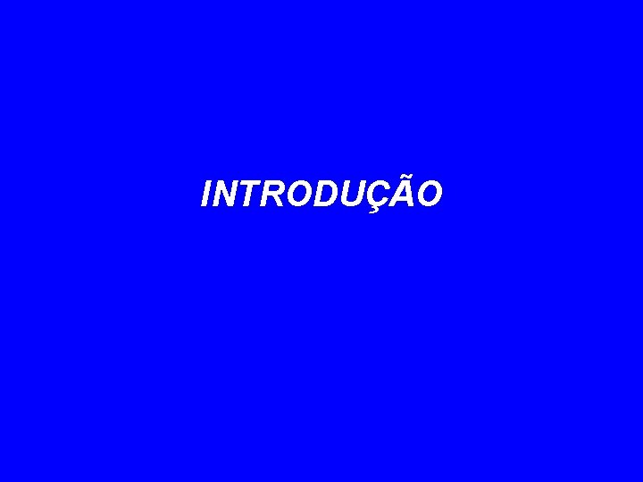 INTRODUÇÃO 