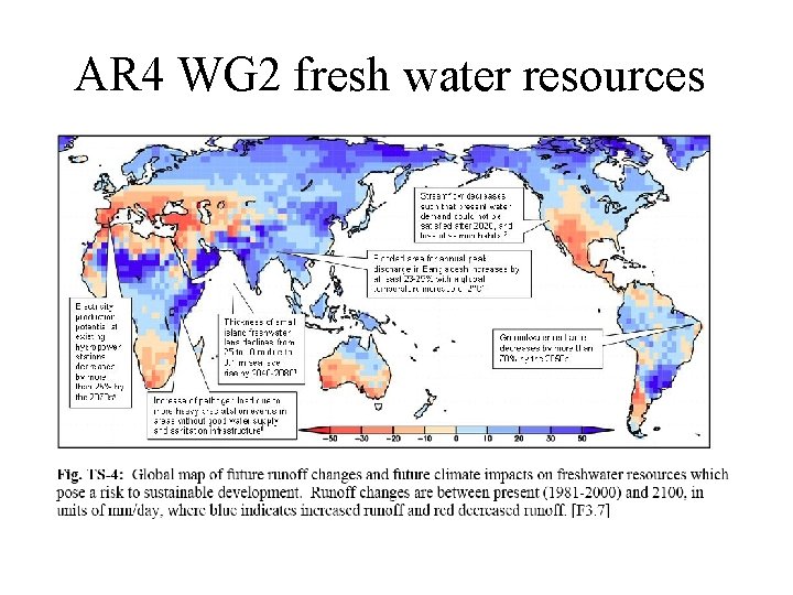 AR 4 WG 2 fresh water resources 