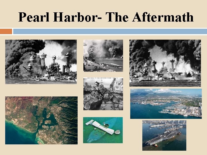 Pearl Harbor- The Aftermath 