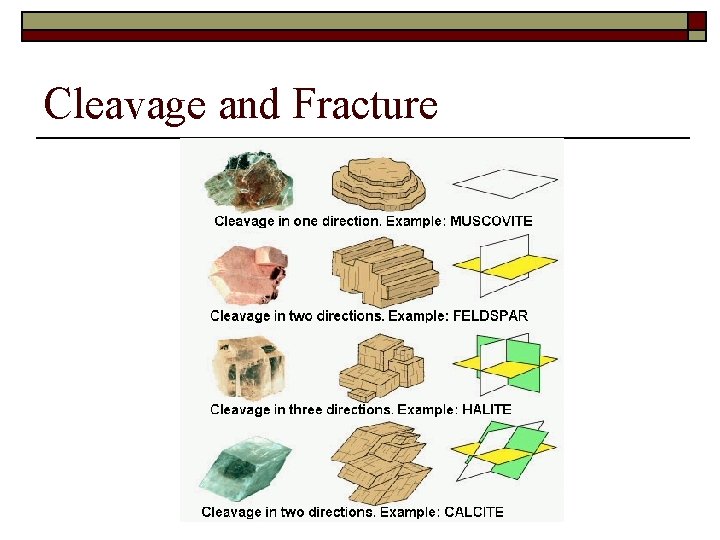 Cleavage and Fracture 