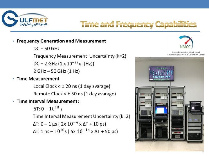 Time and Frequency Capabilities • 