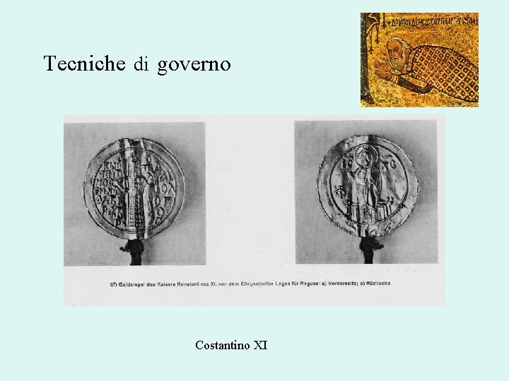 Tecniche di governo Costantino XI 