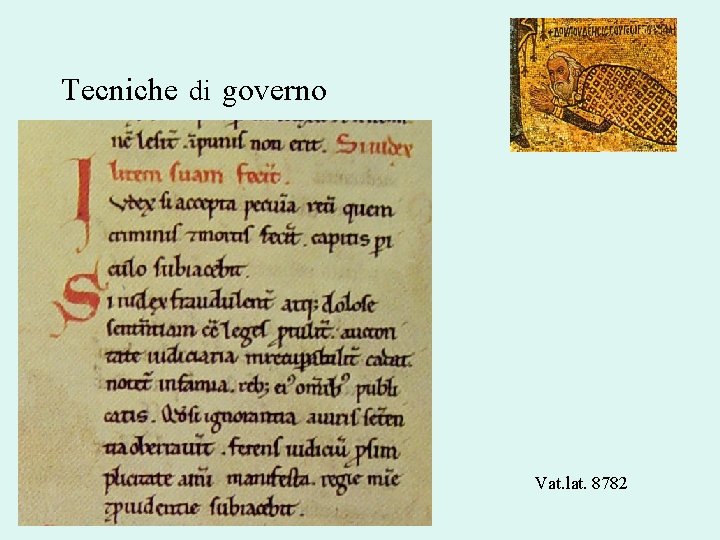 Tecniche di governo Vat. lat. 8782 