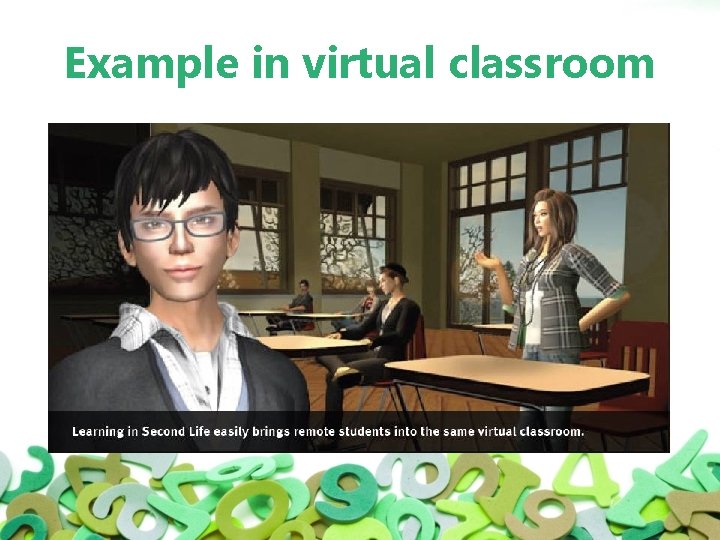 Example in virtual classroom 