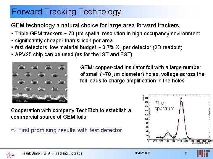 Forward Tracking Technology GEM technology a natural choice for large area forward trackers §