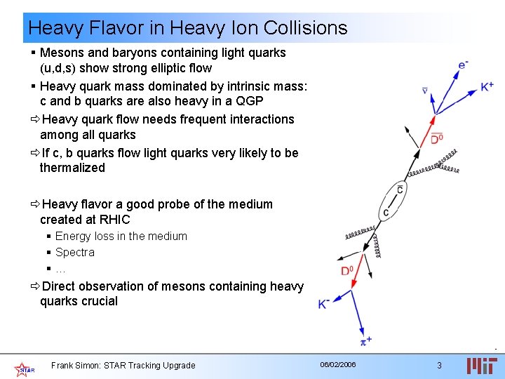Heavy Flavor in Heavy Ion Collisions § Mesons and baryons containing light quarks (u,