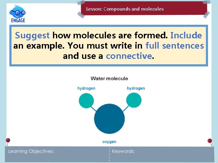 Lesson: Molecules Compounds and molecules January 2022 Suggest how molecules are formed. Include an