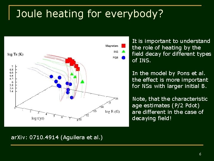 Joule heating for everybody? It is important to understand the role of heating by